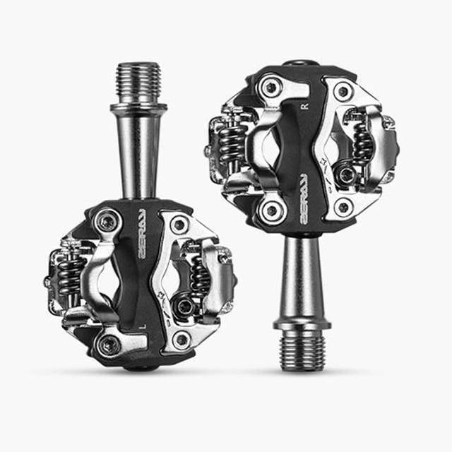 Enhanced cycling experience with self-locking mountain bike pedals, made from high-quality aluminum alloy