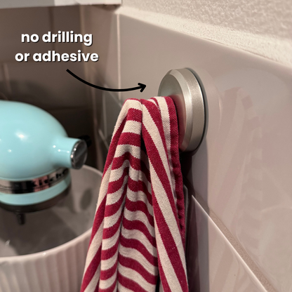 Easy-to-install Instant Grip Suction Hooks for quick & efficient home organization.