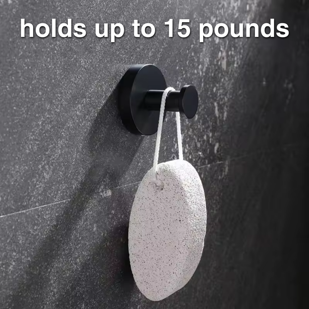 Pack of Instant Grip Suction Hooks, versatile for kitchen, bathroom, & utility room storage.