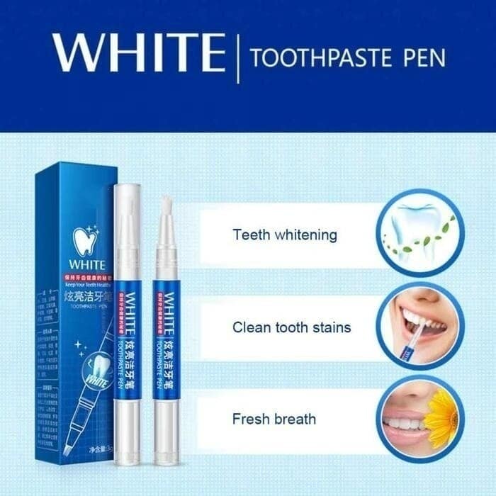 Natural ingredients teeth whitening pen for a brighter smile, gentle stain removal, ideal for sensitive teeth oral care.