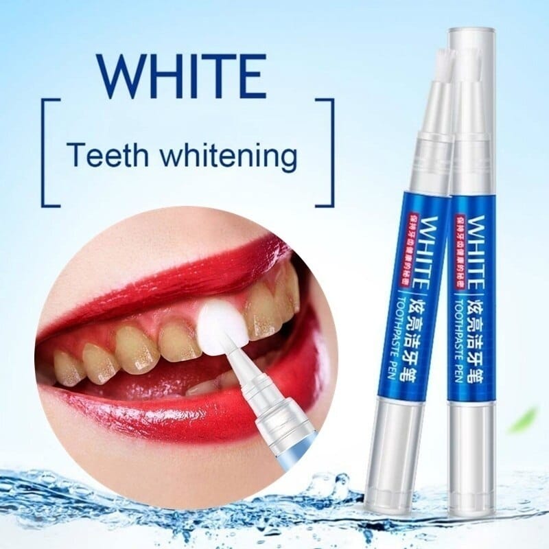 Experience a brighter, natural smile with our teeth whitening gel pen for gentle stain removal & sensitive teeth.