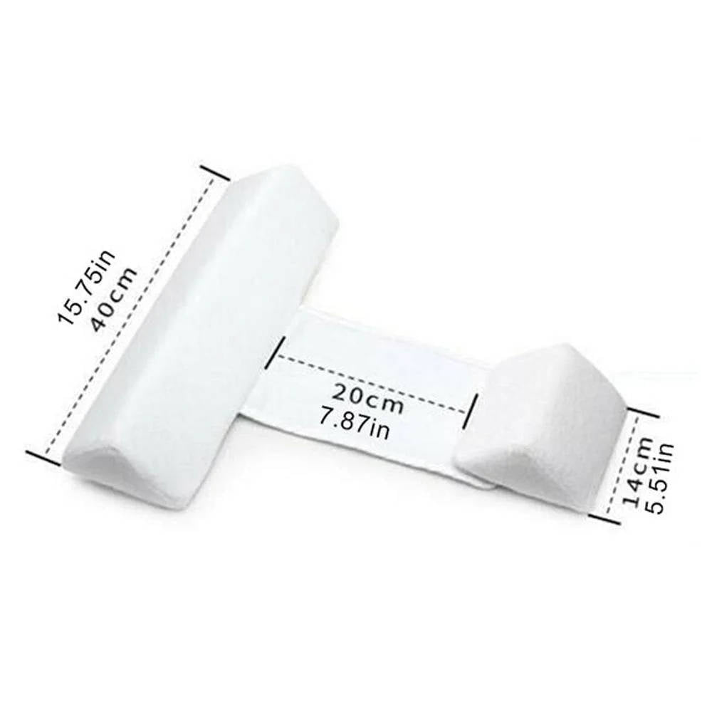 Newborn sleep aid: Anti-roll infant positioner & side sleep wedge ensures safe, cozy baby comfort.
