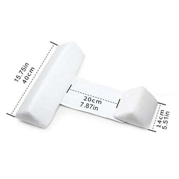 Newborn sleep aid: Anti-roll infant positioner & side sleep wedge ensures safe, cozy baby comfort.