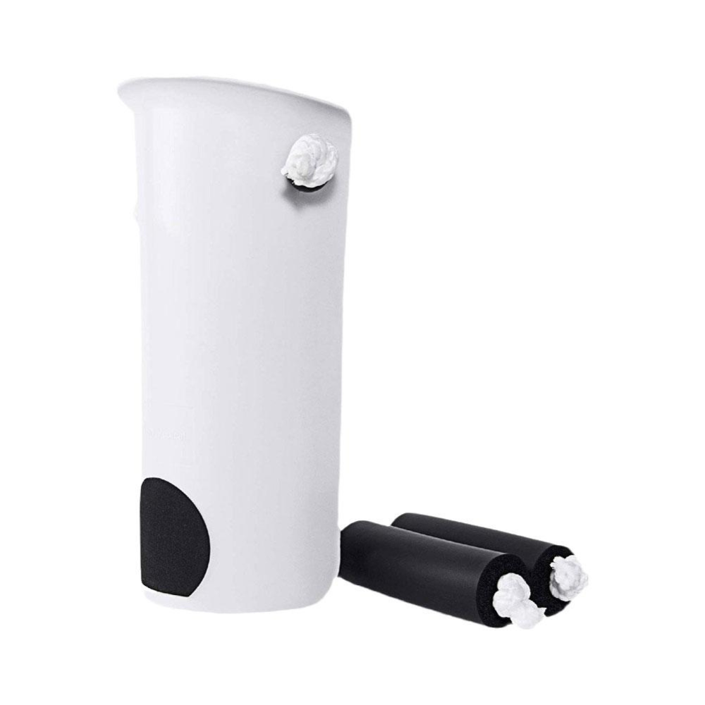 Compact no-bend sock aid. This dressing assist device simplifies sock application for seniors & post-op recovery.