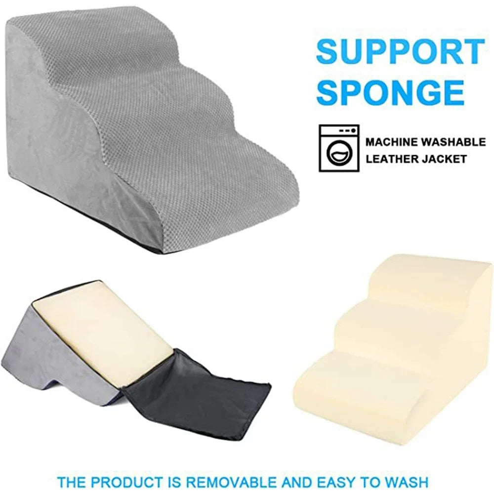 Secure non-slip pet stairs & ramp for dogs & cats. Safe easy access for senior pets & puppies.