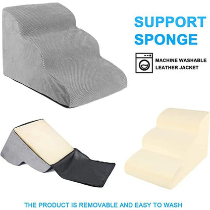Secure non-slip pet stairs & ramp for dogs & cats. Safe easy access for senior pets & puppies.