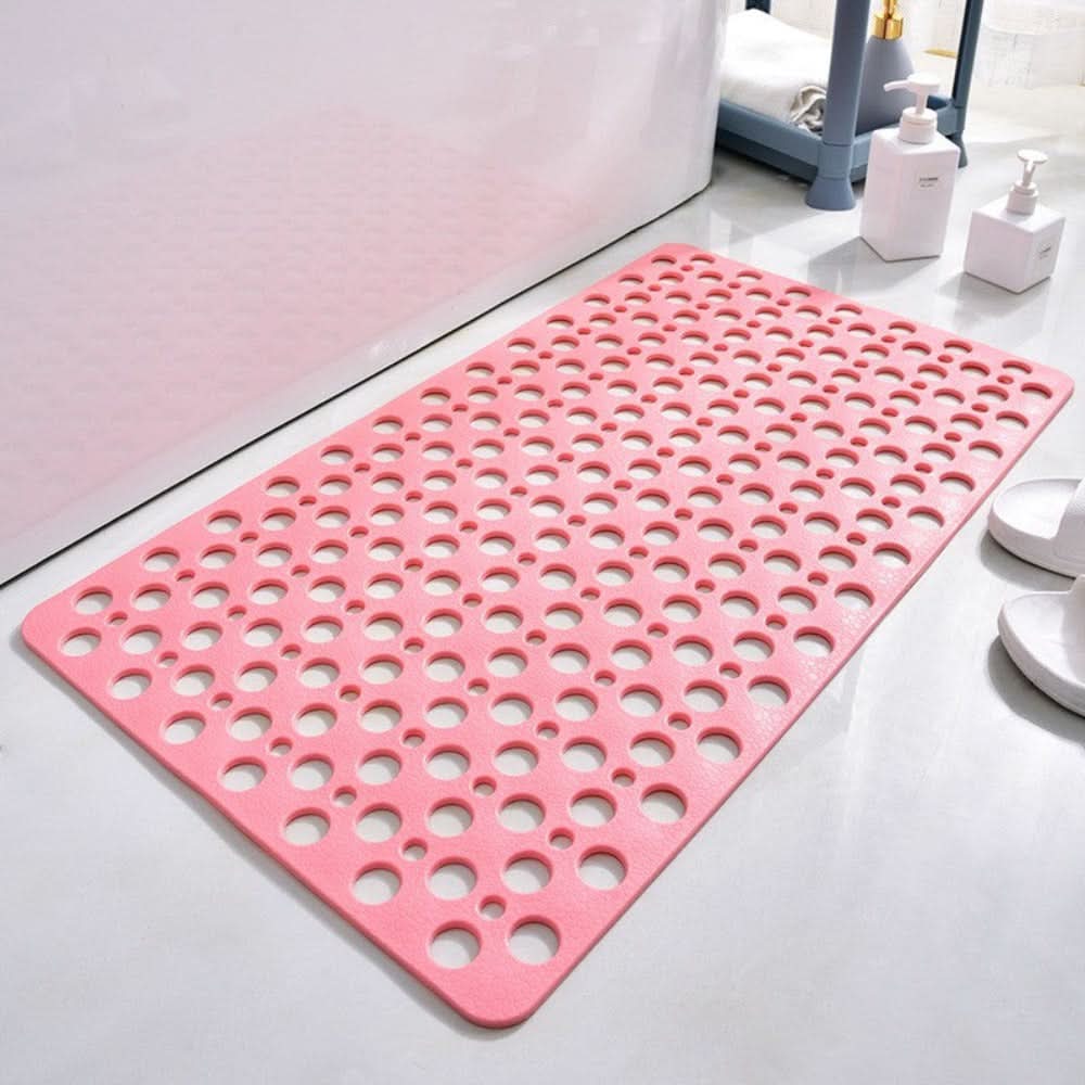 Unisex non-slip bath mat, an easy-clean safety solution with strong suction for showers.
