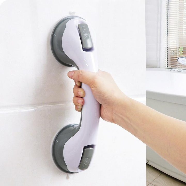 Unisex non-slip suction grab bar for bath & shower, essential home safety & mobility aid.
