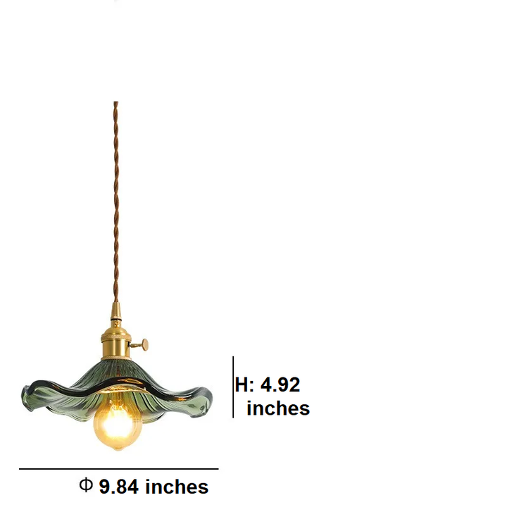 Sophisticated Nordic LED light, purple glass & copper. Perfect for a luxurious bedroom.