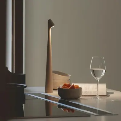 Versatile Nordic wireless LED table lamp. Dimmable mood lighting, portable for modern home ambiance & reading.