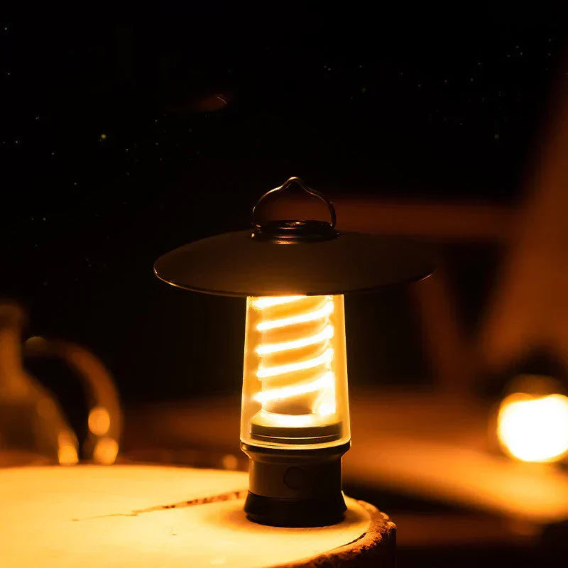 Multifunction NovaBeam LED camping light. Rechargeable, portable lantern for emergency, outdoor activities & camp.