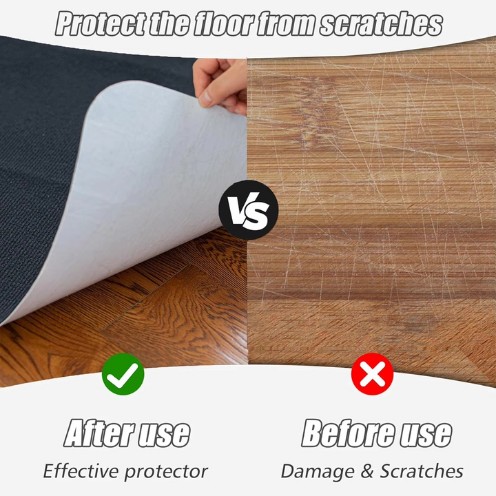 Gaming chair mat & floor protector. Essential office accessory for both carpeted and hardwood floors.
