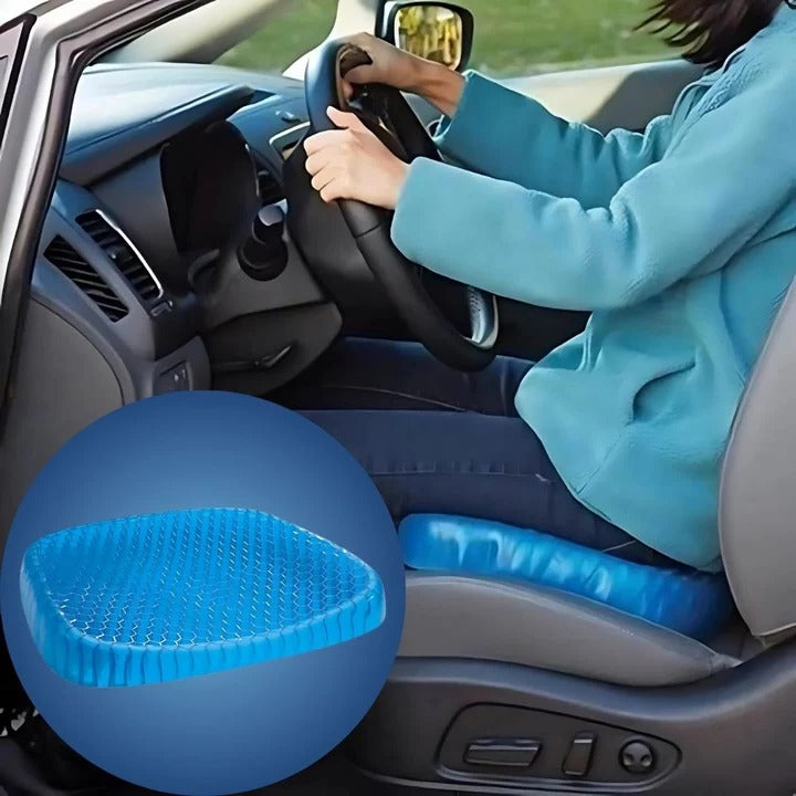 Ultimate orthopedic cushion with gel for tailbone pain, perfect for wheelchair use.