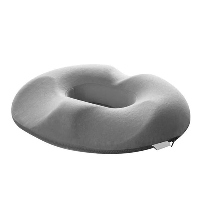 Comfortable orthopedic cushion for daily use, provides back support & pain relief for desk chairs.