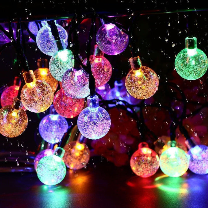 Decorative string lights, LED globe, waterproof, ideal for camping and outdoor patios