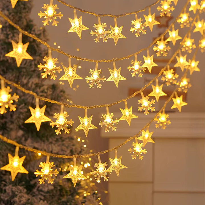 Waterproof LED globe string lights for outdoor camping, solar powered decorative lighting