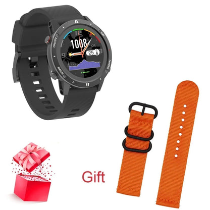 Waterproof outdoor GPS smartwatch for adults, heart rate, altimeter, and smart notifications
