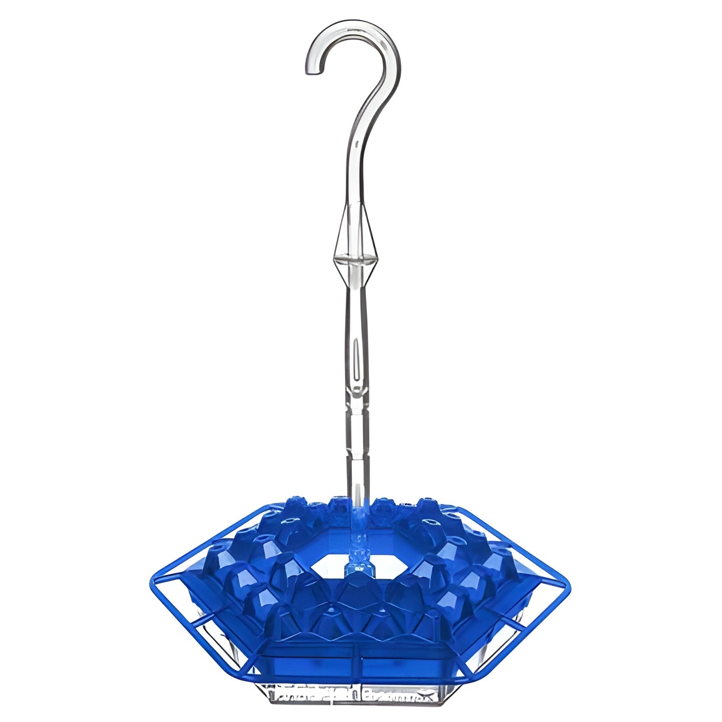 Durable polycarbonate hummingbird feeder, ant-proof & bee-guard, perfect for outdoor garden use.