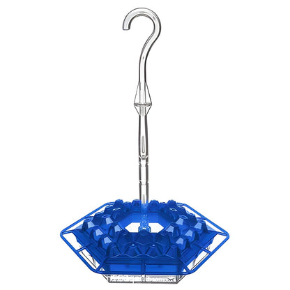 Durable polycarbonate hummingbird feeder, ant-proof & bee-guard, perfect for outdoor garden use.