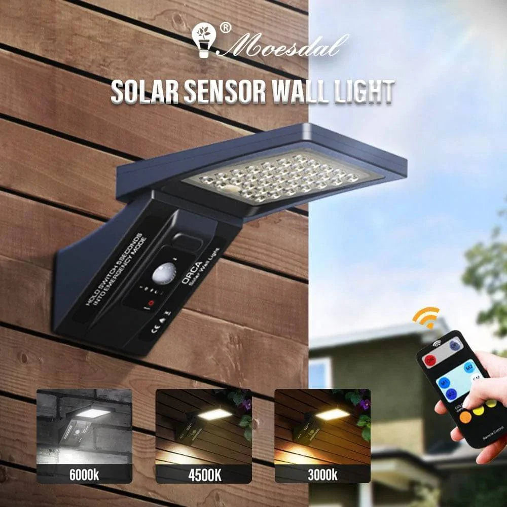Outdoor solar street light, IP65 waterproof LED lamp for garden pathway