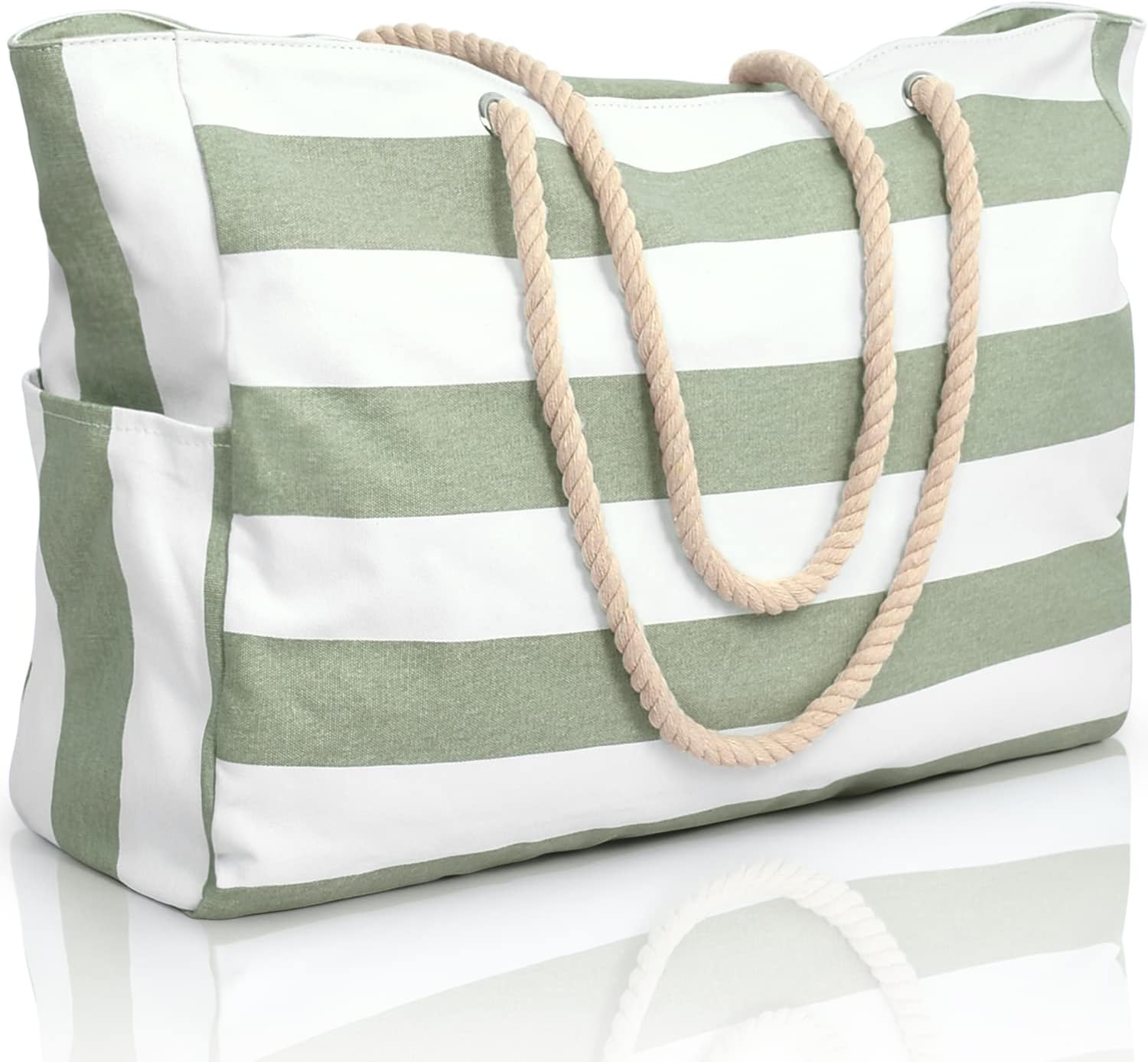 Practical oversized women's beach bag, waterproof, sandproof, and built for durability.