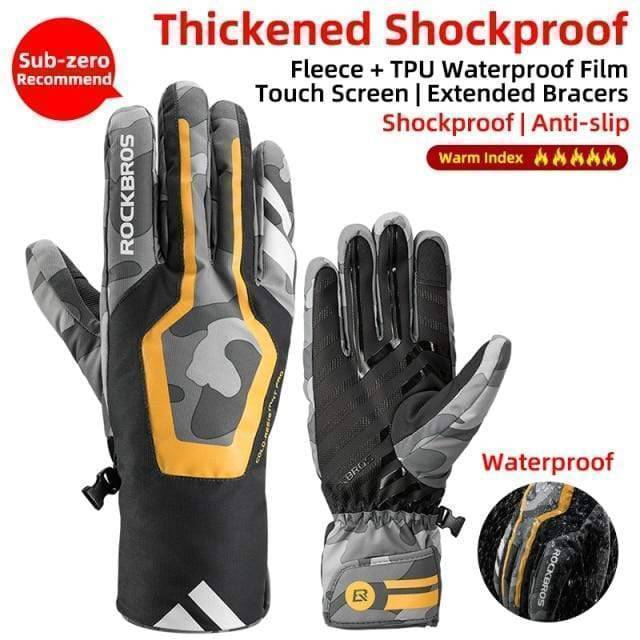 Ergonomic black cycling gloves with adjustable wrist strap, perfect for road and mountain biking