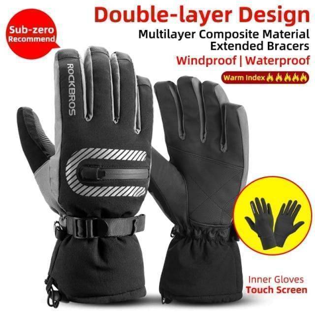 Stack of black cycling gloves, showcasing durable design for outdoor cycling and sports activities