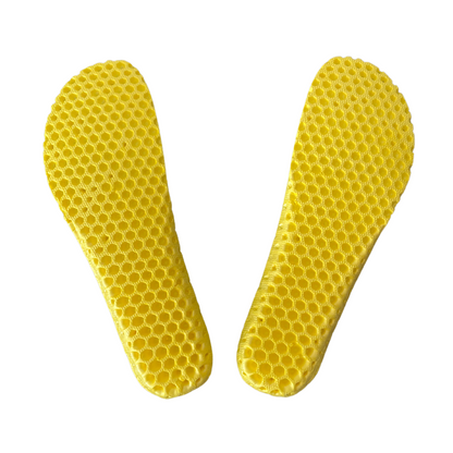 Pair of black unisex barefoot shoe performance insoles for running comfort and support.