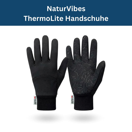 Unisex black warm gloves with a textured palm, suitable for various winter outdoor activities.