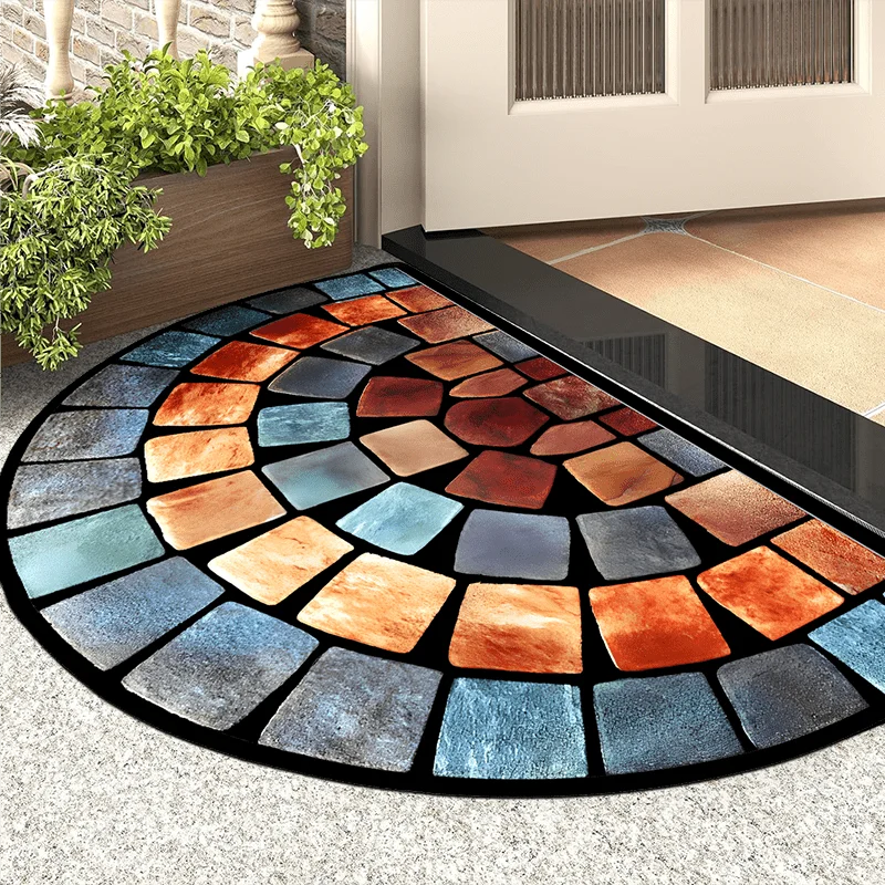 Palazzo Mosaic Doormat, a stylish and durable entryway mat for indoor or outdoor home decor.