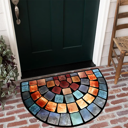Decorative Palazzo mosaic doormat, non-slip and durable, perfect for welcoming guests at your entryway.