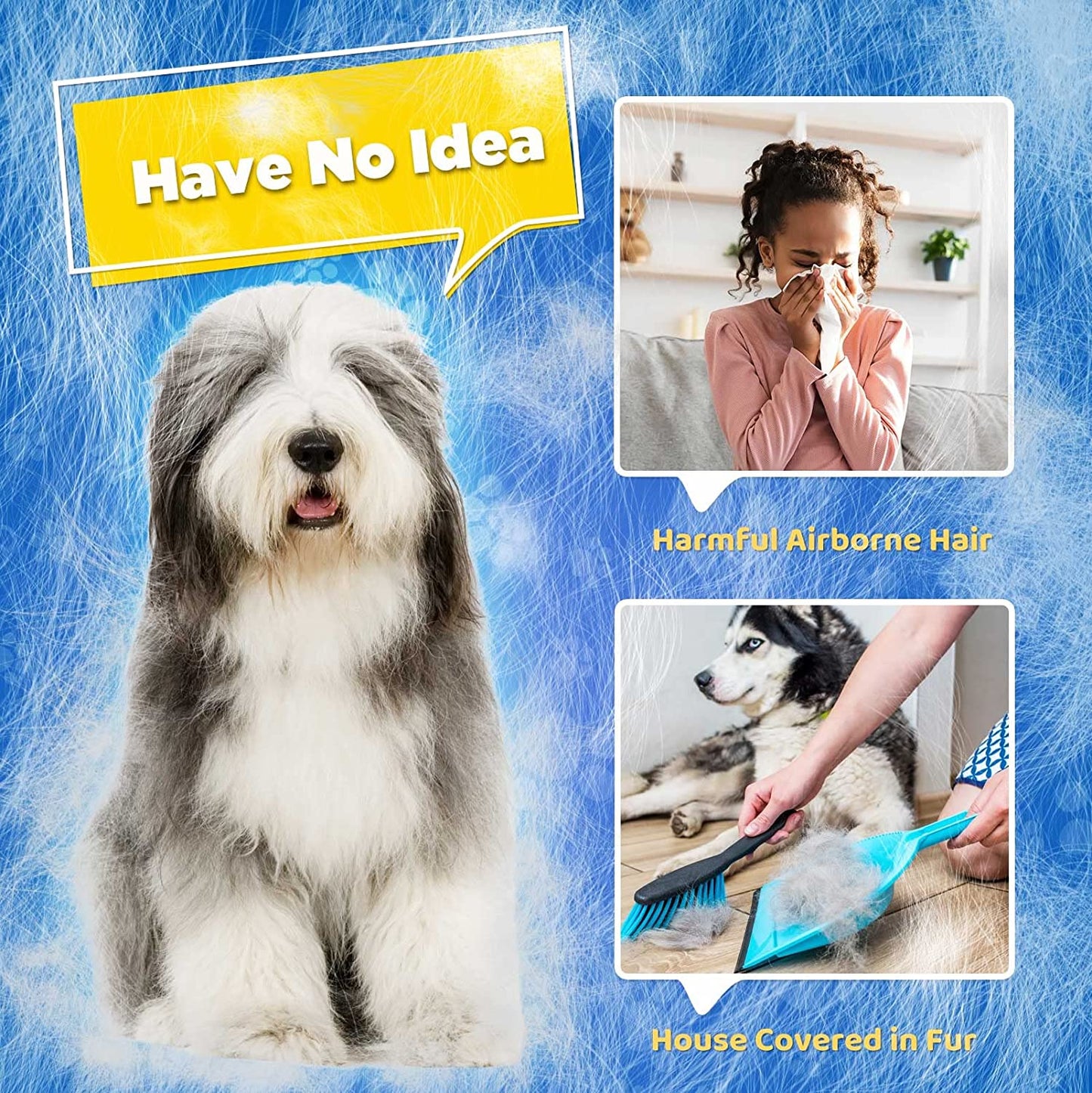 Adjustable pet grooming glove with breathable mesh for comfortable use. An effective dog & cat deshedding tool.