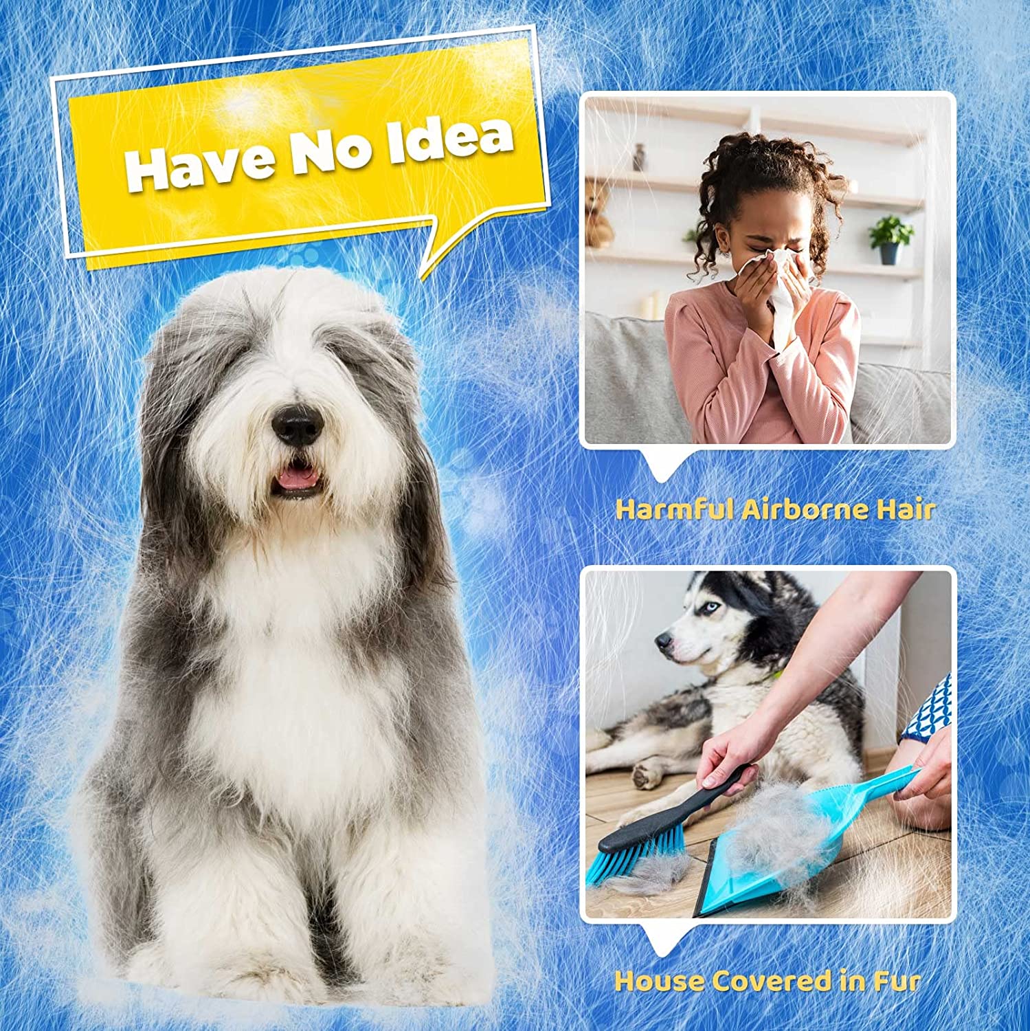 Adjustable pet grooming glove with breathable mesh for comfortable use. An effective dog & cat deshedding tool.