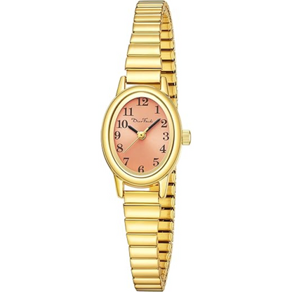 Romy petite elegant women's watch, featuring a sleek stainless steel design and classic analog display.