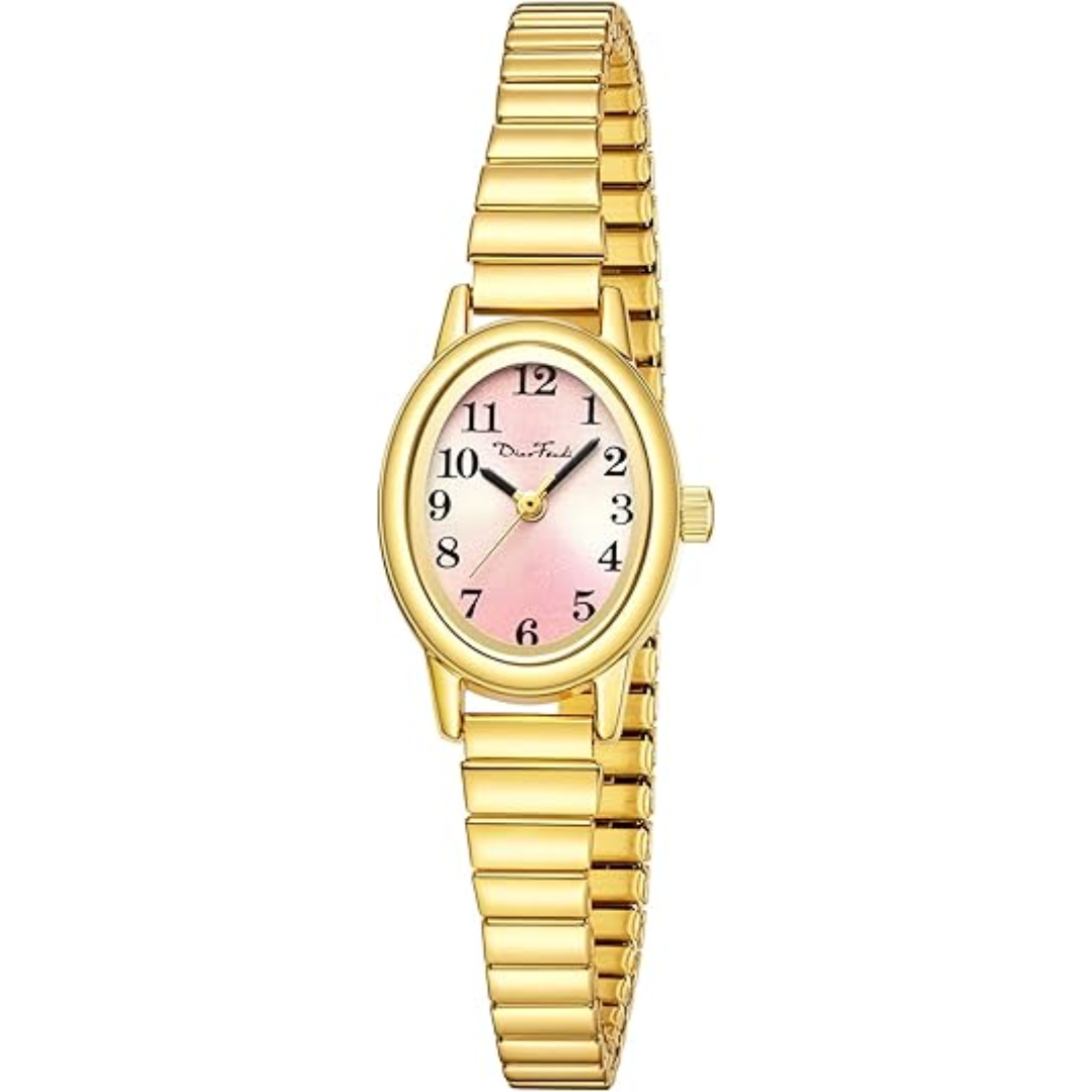Elegant petite women's watch, a sophisticated stainless steel fashion accessory with a timeless analog face.