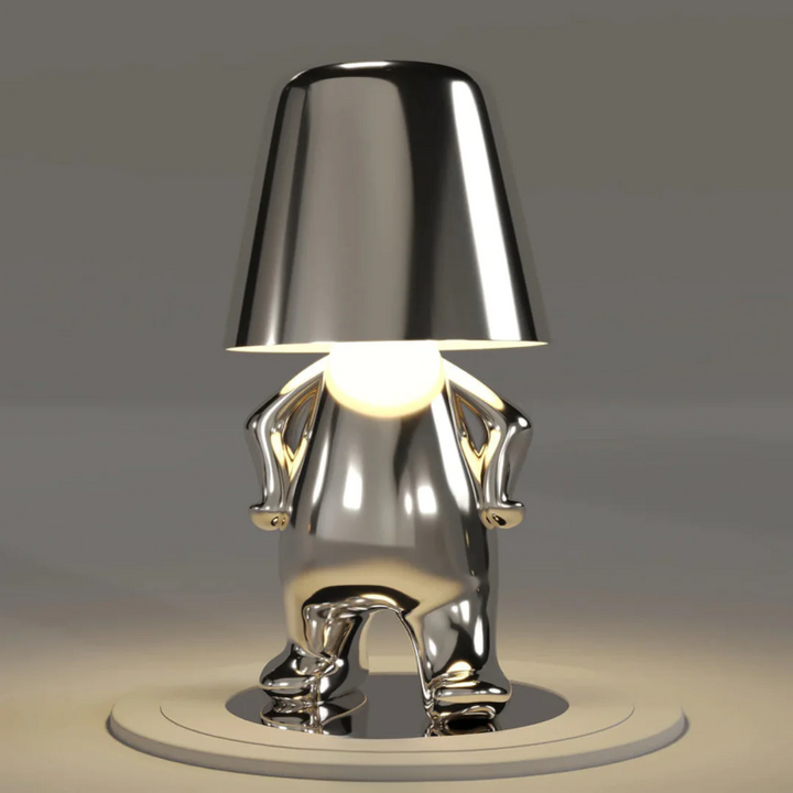 Home decor playful LED table lamp, dimmable, artistic & modern design.