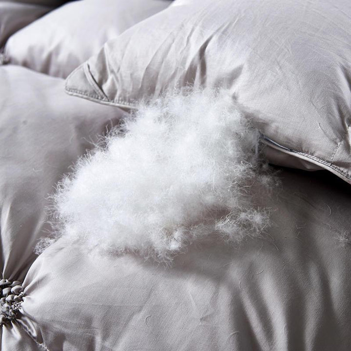 Luxurious PlumeLux goose down duvet, soft, warm, & quilted for superior comfort in any bedroom.