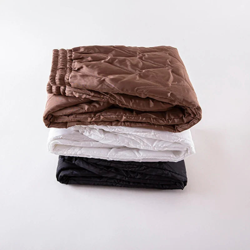 Fashionable plus size women's thermal pants, blending style & warmth for winter outfits.