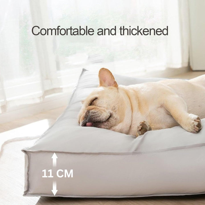 Supportive waterproof dog bed, supremely comfortable, orthopedic design for dogs of all ages and sizes.