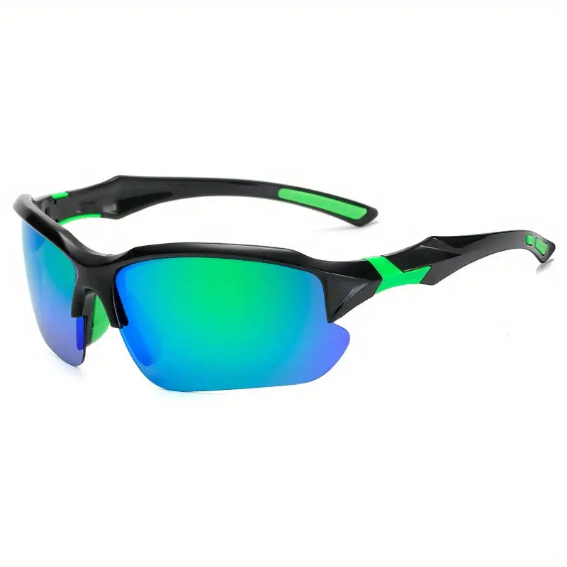 Glare-reducing polarized running sunglasses for clear vision, ideal for active wear & sports.