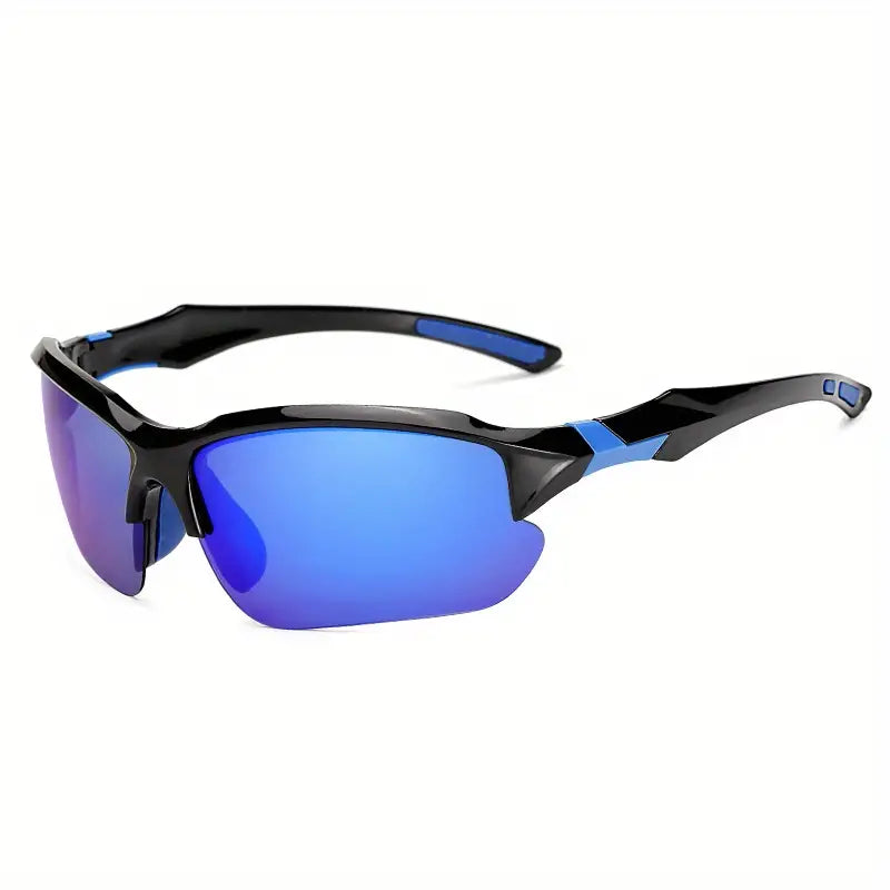 Durable polarized sports eyewear for active performance, perfect for cycling and running.