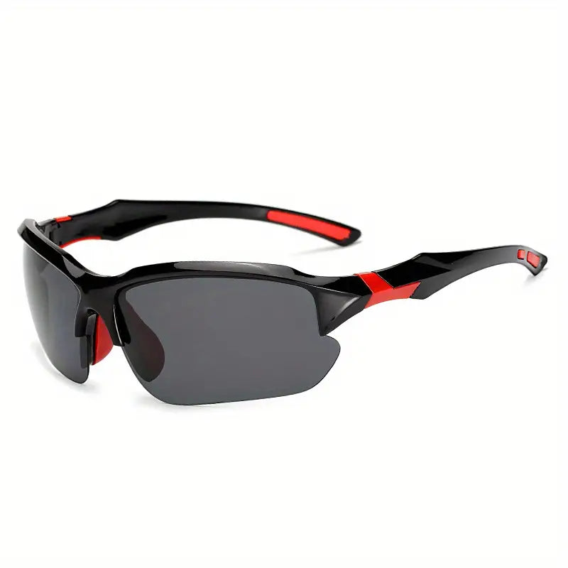 UV protection polarized sports sunglasses with glare reduction, essential for active performance.