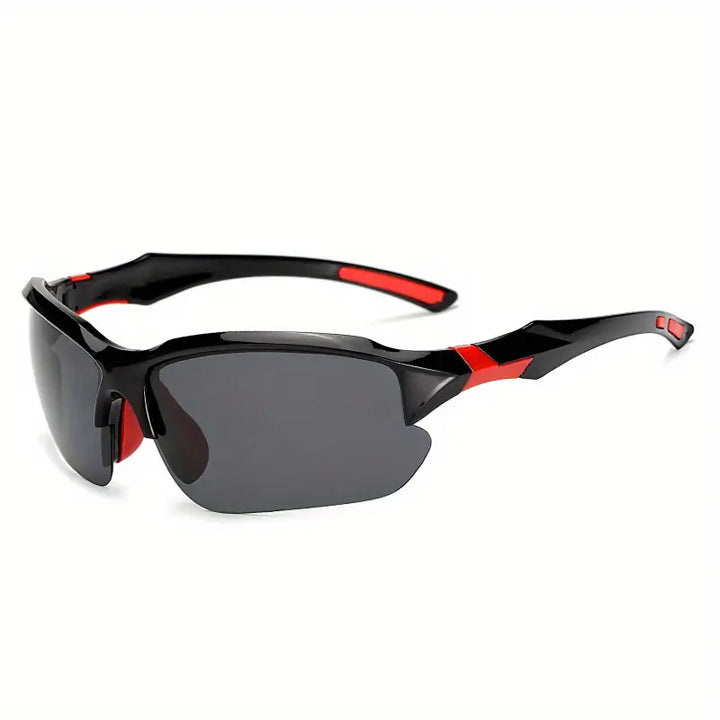 UV protection polarized sports sunglasses with glare reduction, essential for active performance.
