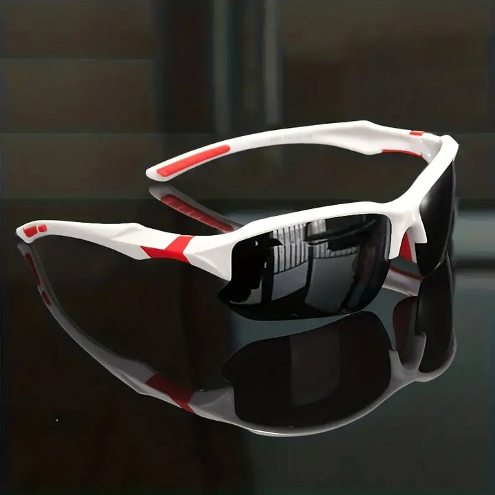Performance polarized sunglasses for runners & cyclists, ensuring clear vision & UV protection.