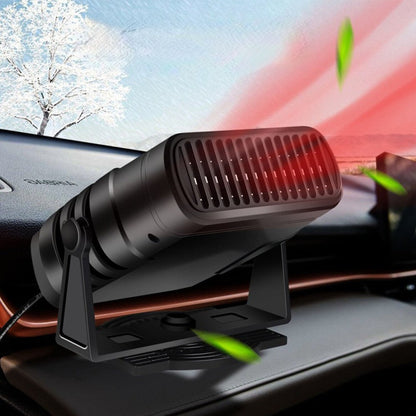 Portable 12V car heater and defroster, compact for fast warmth in any vehicle.