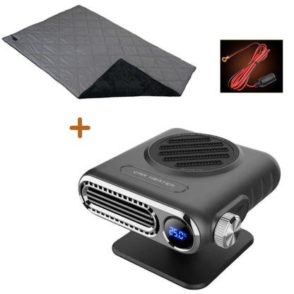 Compact and powerful 12V/24V portable car heater, essential winter driving gear