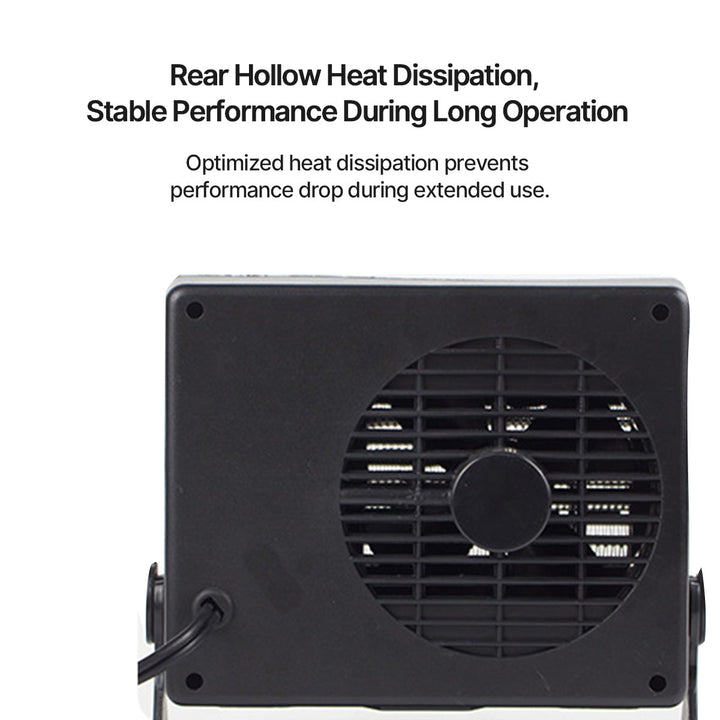 Car heater & defogger for all seasons, 12V, with indicator lights, PTC ceramic, ensuring clear vision & comfort