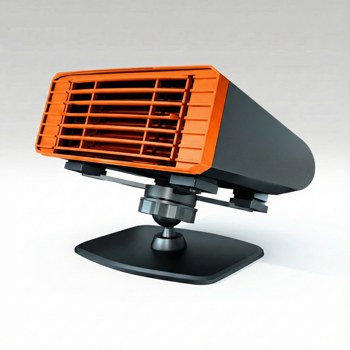 Portable 12V universal car windshield defroster & heater for vehicles, auto climate control