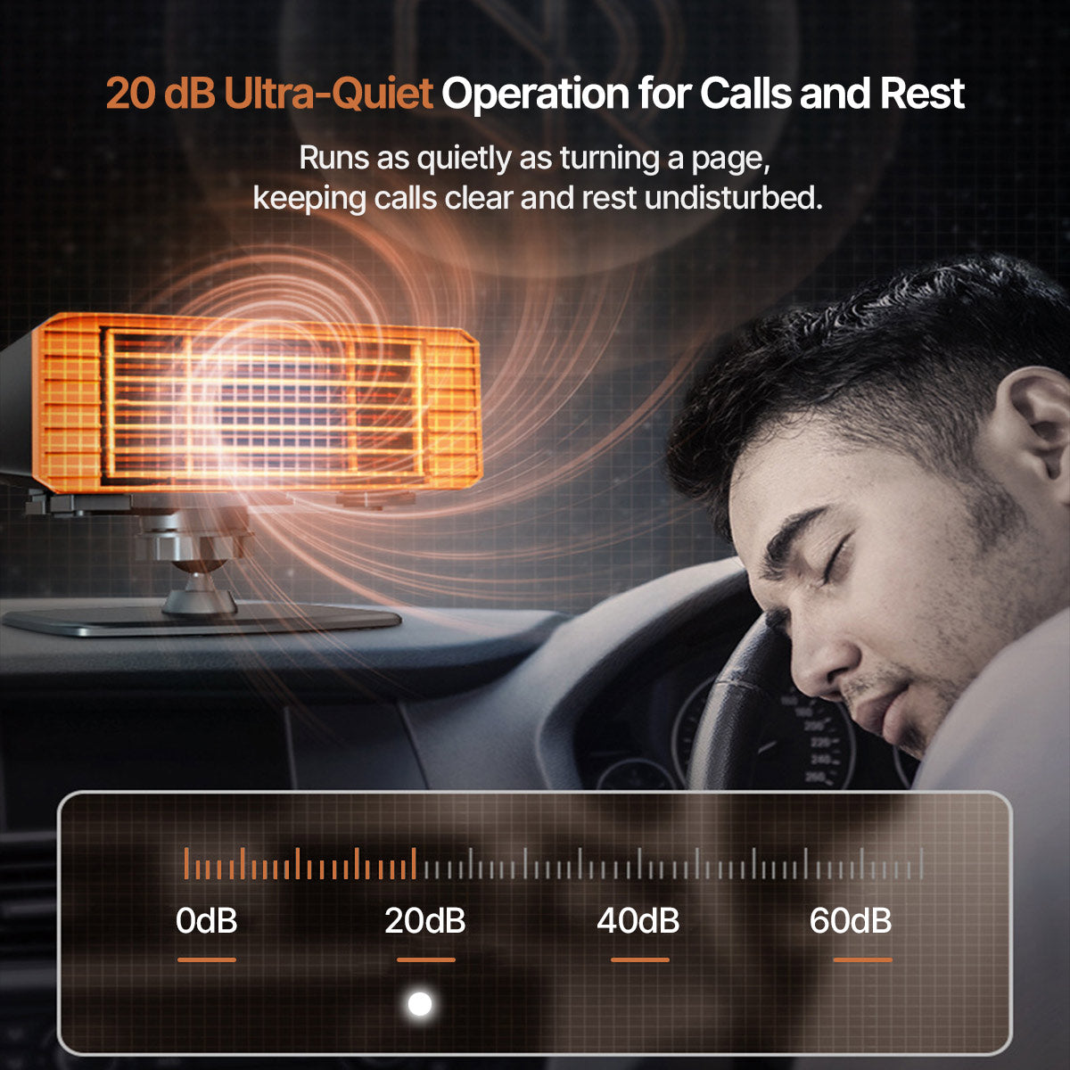 Universal vehicle climate control device, 12V/24V car heater & defroster for windshields