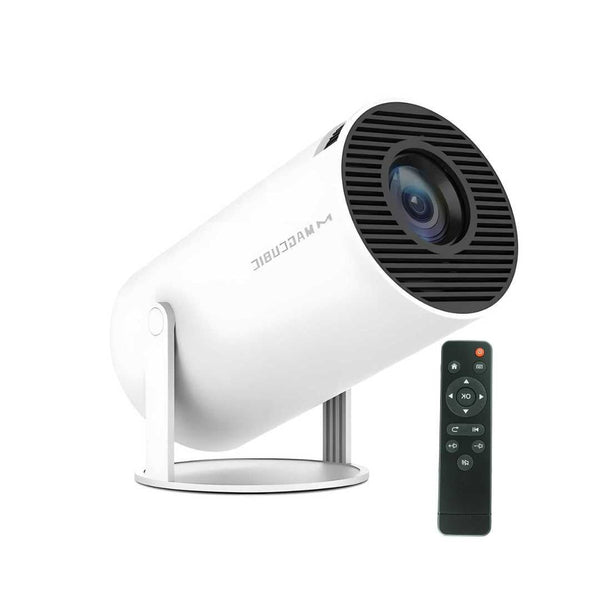 Portable 4K smart projector for crystal-clear home theater or outdoor movie nights.